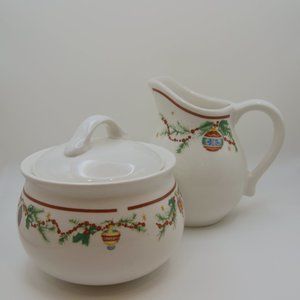 Farberware Holiday Treats Sugar and Creamer Set